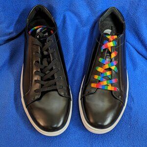 Kenneth Cole New York KAM Pride Sneakers Black 9.5 M NIB